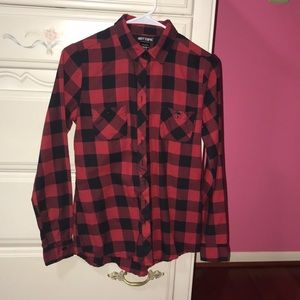 Hot Topic Plaid Top
